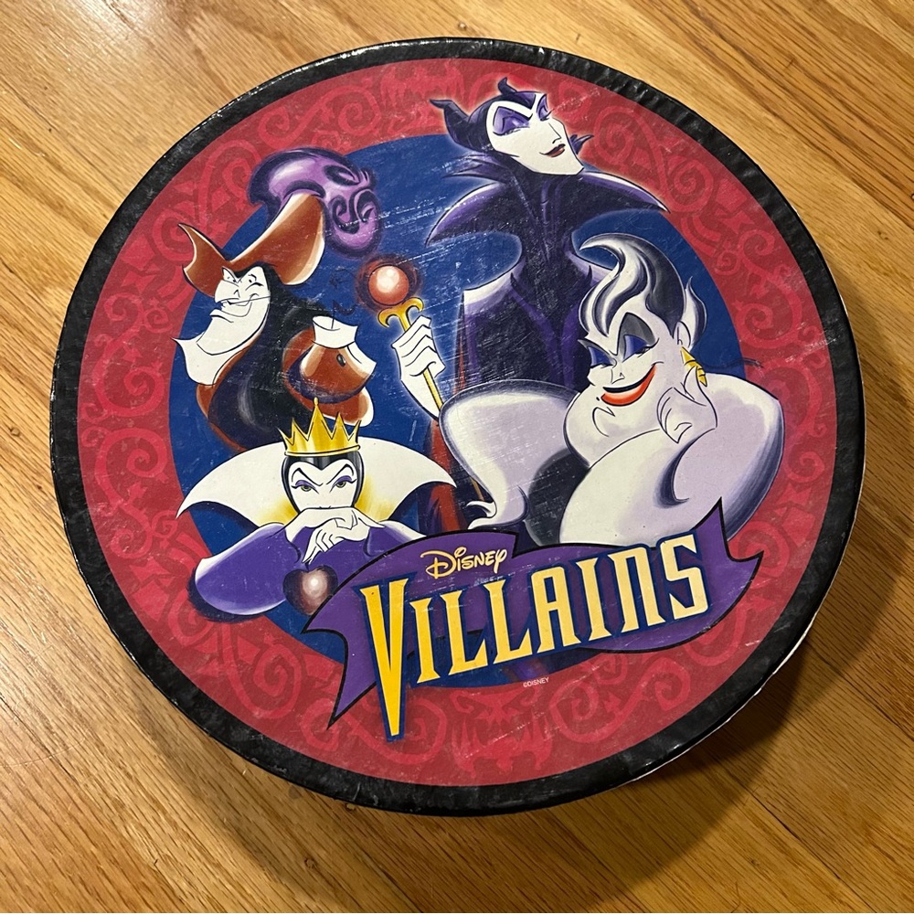 Vintage Disney Villains ceramics dessert plate box set (set of 4)